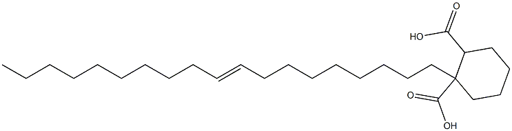 Cyclohexane-1,2-dicarboxylic acid hydrogen 1-(9-nonadecenyl) ester 结构式