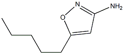 5-Pentylisoxazol-3-amine 结构式