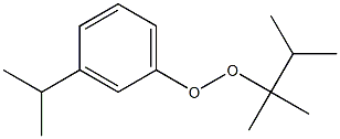 3-Isopropylphenyl 1,1,2-trimethylpropyl peroxide 结构式