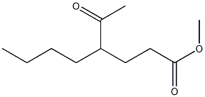 4-Butyl-5-oxocaproic acid methyl ester 结构式