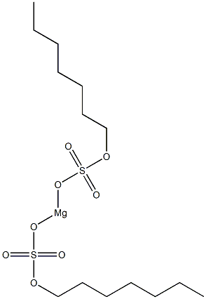 Bis(heptyloxysulfonyloxy)magnesium 结构式