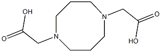 1,5-Diazacyclooctane-1,5-diacetic acid 结构式