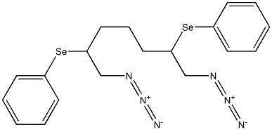 1,7-Diazido-2,6-bis(phenylseleno)heptane 结构式