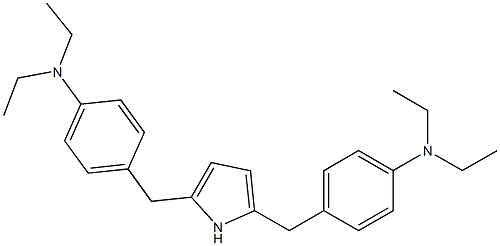 4,4'-[(1H-Pyrrole-2,5-diyl)bismethylene]bis(N,N-diethylaniline) 结构式
