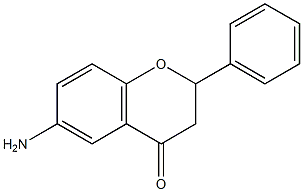 6-Aminoflavanone 结构式