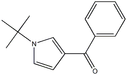 1-tert-Butyl-3-benzoyl-1H-pyrrole 结构式