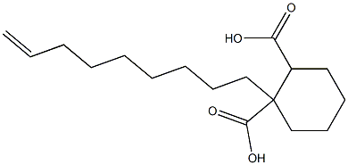 Cyclohexane-1,2-dicarboxylic acid hydrogen 1-(8-nonenyl) ester 结构式