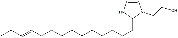 2-(11-Tetradecenyl)-4-imidazoline-1-ethanol 结构式