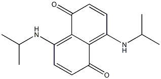 4,8-Bis(isopropylamino)naphthalene-1,5-dione 结构式