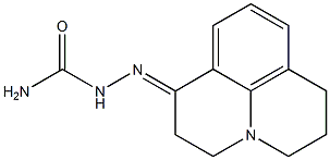 2,3,6,7-Tetrahydro-1H,5H-benzo[ij]quinolizin-1-one semicarbazone 结构式