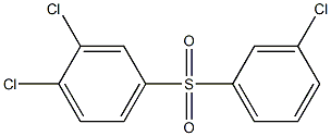 3,4-Dichlorophenyl 3-chlorophenyl sulfone 结构式