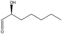 [S,(-)]-2-Hydroxyheptanal 结构式