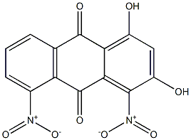 1,3-Dihydroxy-4,5-dinitroanthraquinone 结构式