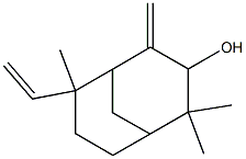 2,6,6-Trimethyl-8-methylene-2-vinylbicyclo[3.3.1]nonan-7-ol 结构式