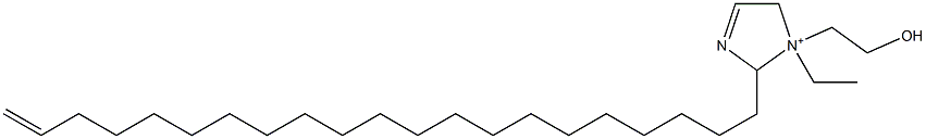 1-Ethyl-2-(20-henicosenyl)-1-(2-hydroxyethyl)-3-imidazoline-1-ium 结构式