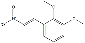 2,3-Dimethoxy-1-[(E)-2-nitroethenyl]benzene 结构式