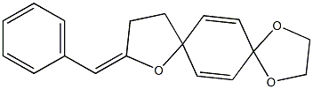 10-Benzylidene-1,4,9-trioxadispiro[4.2.4.2]tetradeca-6,13-diene 结构式