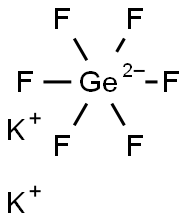 Potassium hexafluorogermanate(IV) 结构式