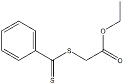 (Thiobenzoylthio)acetic acid ethyl ester 结构式