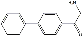 4-(Aminoacetyl)biphenyl 结构式