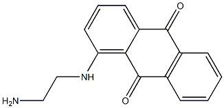 1-(2-Aminoethylamino)-9,10-dihydroanthracene-9,10-dione 结构式