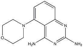 2,4-Diamino-5-morpholino-quinazoline 结构式