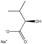 [R,(+)]-2-Hydroxy-3-methylbutyric acid sodium salt 结构式