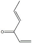 (E)-1-Methyl-1,4-pentadien-3-one 结构式