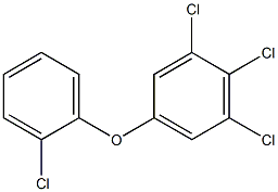 3,4,5-Trichlorophenyl 2-chlorophenyl ether 结构式