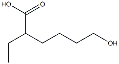 2-Ethyl-6-hydroxyhexanoic acid 结构式