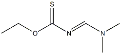 N-(Dimethylaminomethylene)thiocarbamic acid O-ethyl ester 结构式