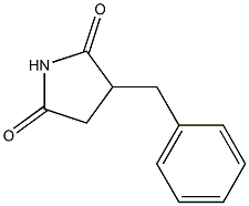 3-(Benzyl)pyrrolidine-2,5-dione 结构式