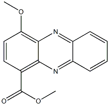 4-Methoxy-1-phenazinecarboxylic acid methyl ester 结构式