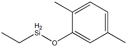 Ethyl(2,5-dimethylphenoxy)silane 结构式