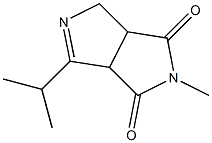 4-Isopropyl-2-methyl-6,6a-dihydropyrrolo[3,4-c]pyrrole-1,3(2H,3aH)-dione 结构式