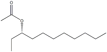 (-)-Acetic acid (S)-1-ethylnonyl ester 结构式