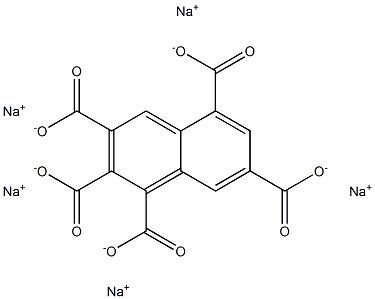 1,2,3,5,7-Naphthalenepentacarboxylic acid pentasodium salt 结构式