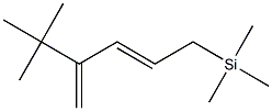[(2E)-4-tert-Butyl-2,4-pentadienyl]trimethylsilane 结构式