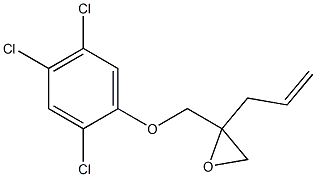 2,4,5-Trichlorophenyl 2-allylglycidyl ether 结构式
