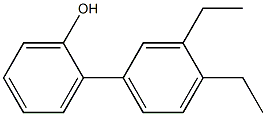 2-(3,4-Diethylphenyl)phenol 结构式