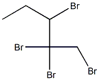 1,2,2,3-Tetrabromopentane 结构式