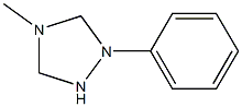 4-Methyl-1-phenyl-1,2,4-triazolidine 结构式