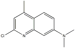 2-Chloro-N,N,4-trimethylquinolin-7-amine 结构式