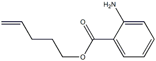 Anthanilic acid 4-pentenyl ester 结构式