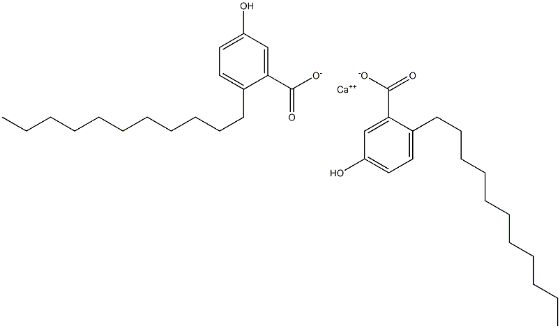 Bis(2-undecyl-5-hydroxybenzoic acid)calcium salt 结构式