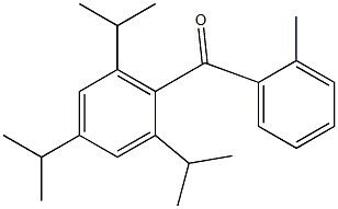 2,4,6-Triisopropyl-2'-methylbenzophenone 结构式