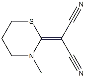 2-[Cyano(cyano)methylene]-3-methyl-3,4,5,6-tetrahydro-2H-1,3-thiazine 结构式