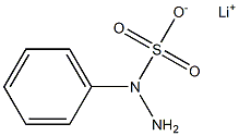 1-Phenylhydrazine-1-sulfonic acid lithium salt 结构式