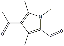 4-Acetyl-1,3,5-trimethyl-1H-pyrrole-2-carbaldehyde 结构式