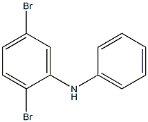 2,5-Dibromophenylphenylamine 结构式